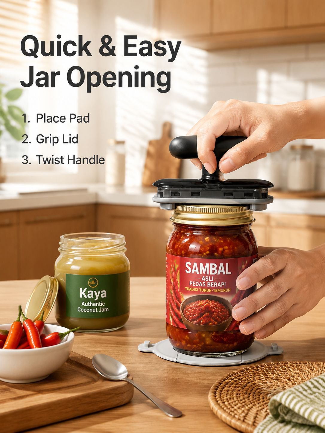 Labor-saving can opener