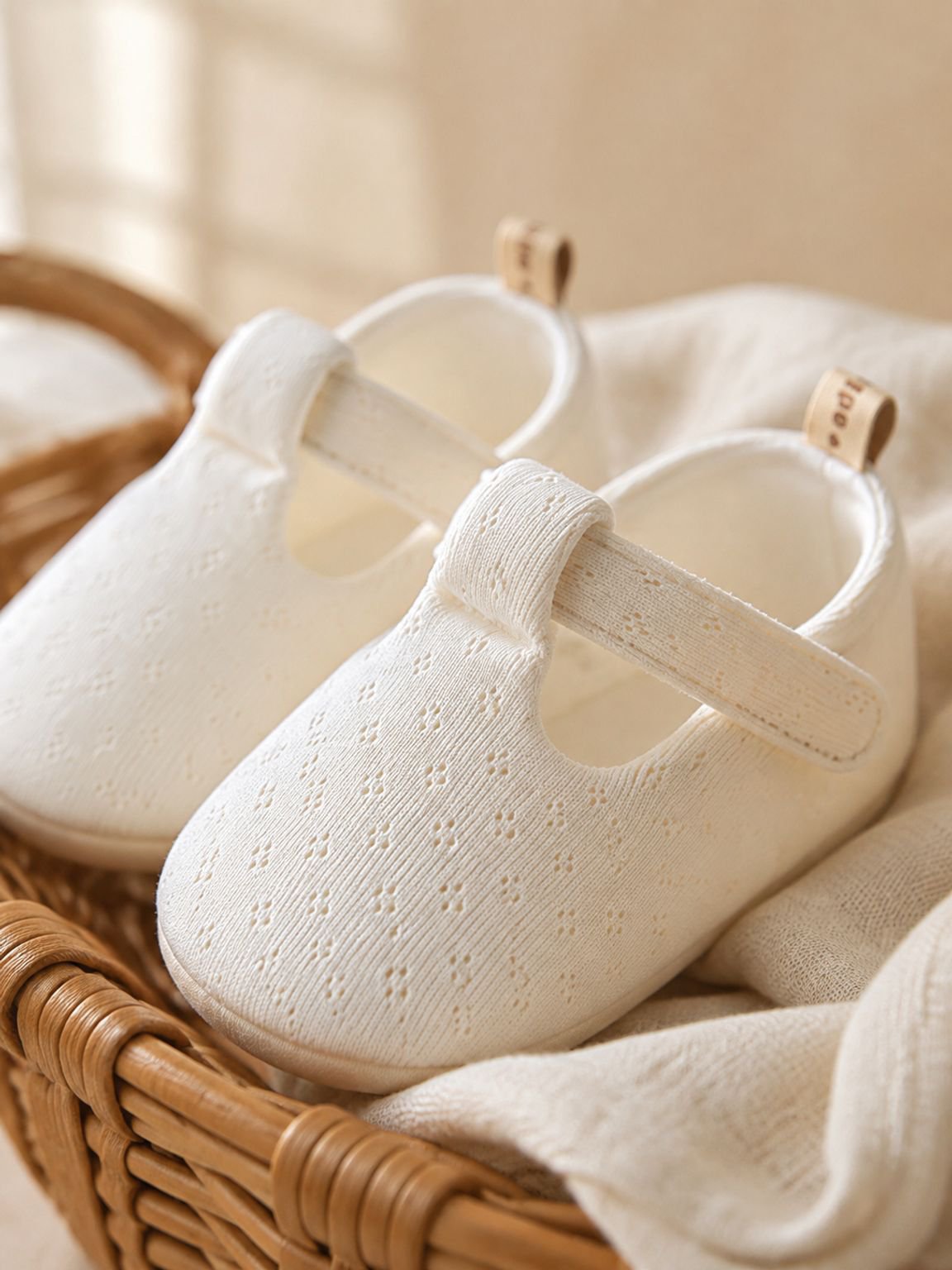 Zapatos de suela blanda para bebés antes de aprender a caminar