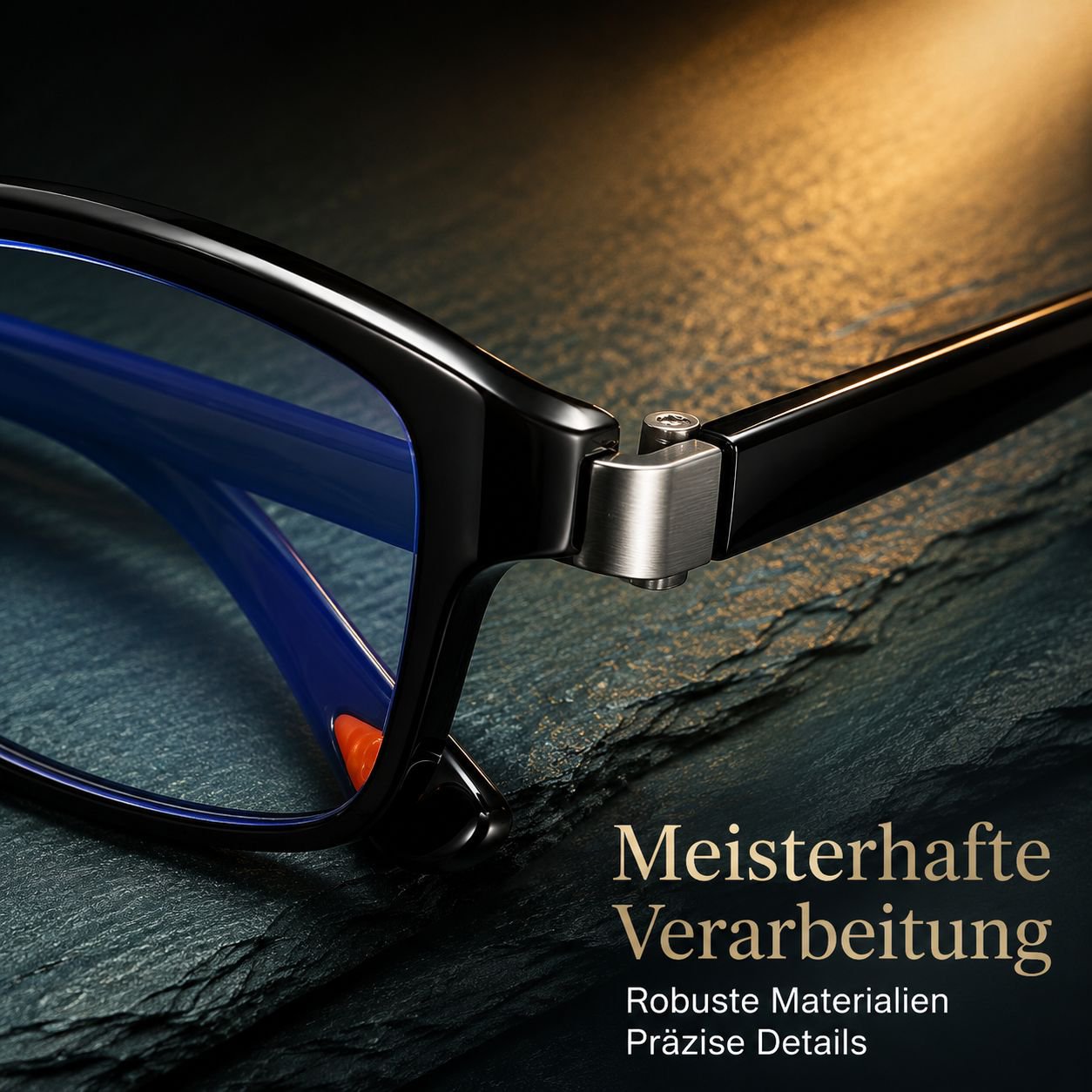Lesebrille mit Blaulichtfilter und intelligentem Zoom