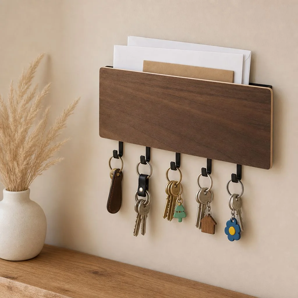 Multi-Purpose Entryway Key Holder Rack