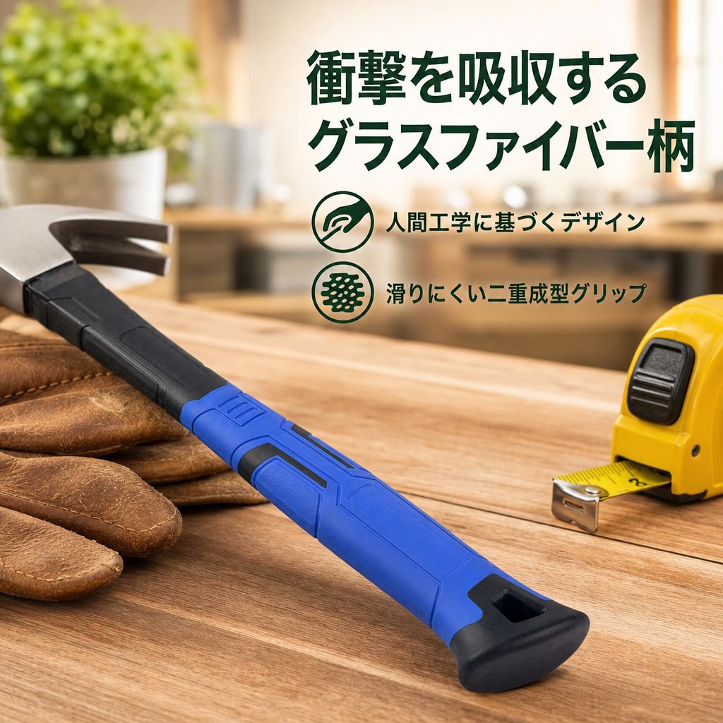 ファイバーガラス被覆高炭素鋼ハンマーシャンク