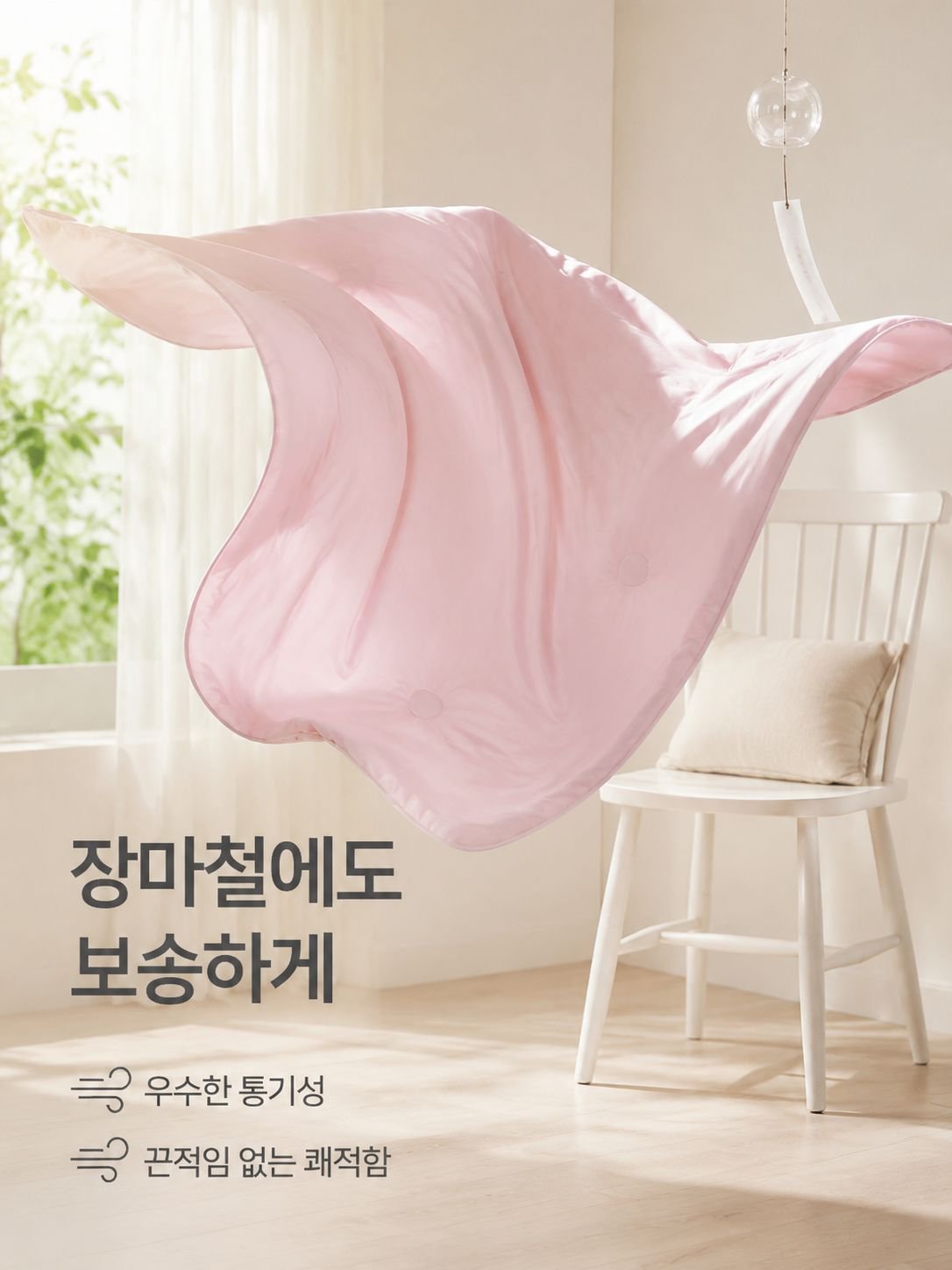 심플한 단색 이불 커버 세트