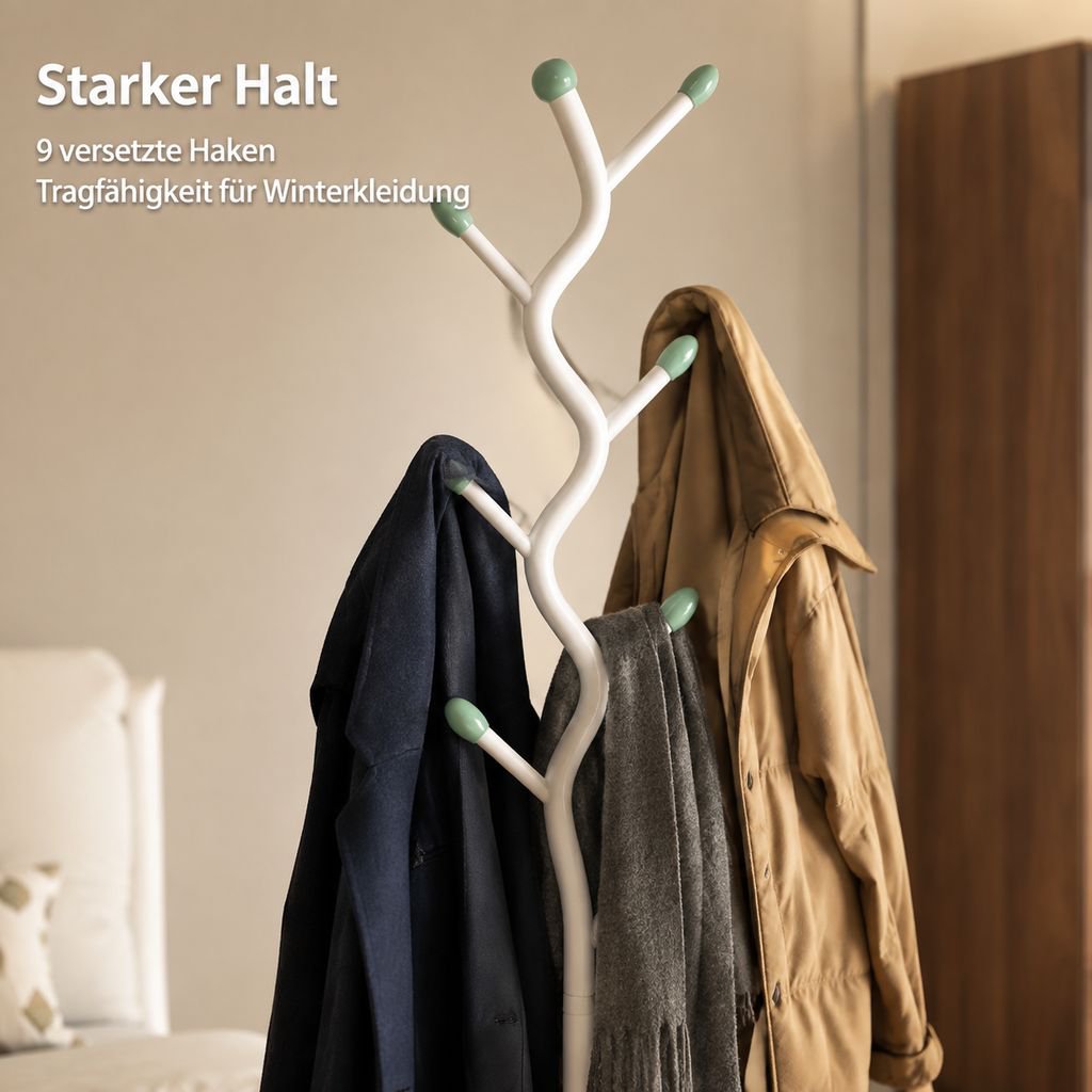Freistehende Garderobe für Wohn- und Schlafzimmer