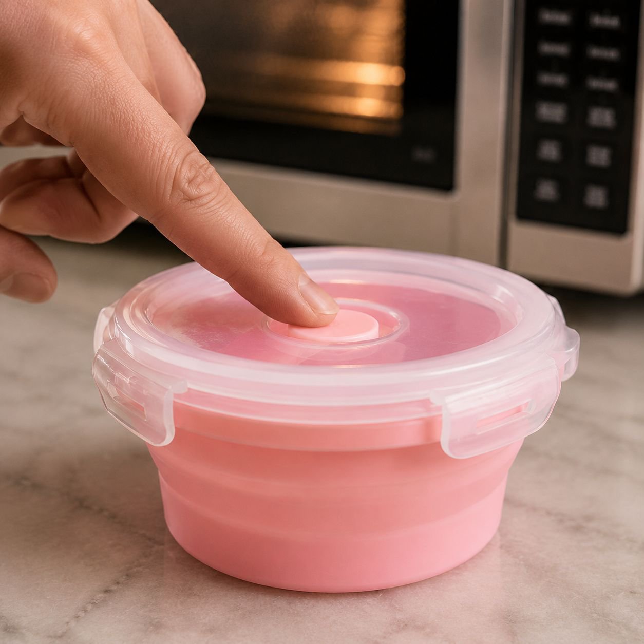 Caja de comida de silicona resistente al calor para niños