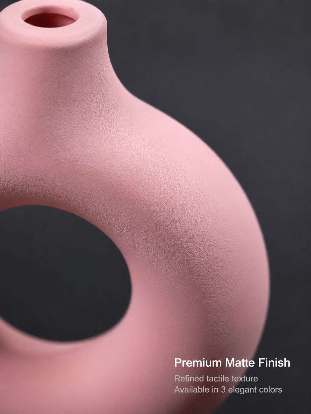 Creative round vase for stylish interiors