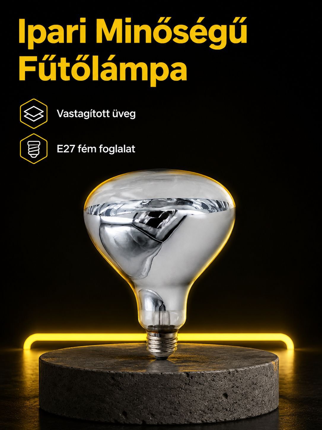 Tenyésztési hőmérő lámpa