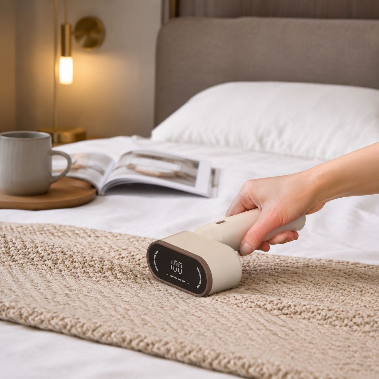 Accessories included with USB rechargeable lint remover