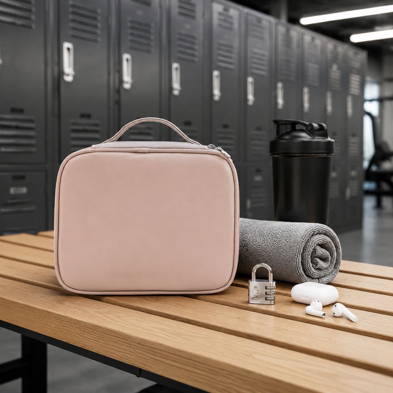 Compact and portable toiletry organizer for trips