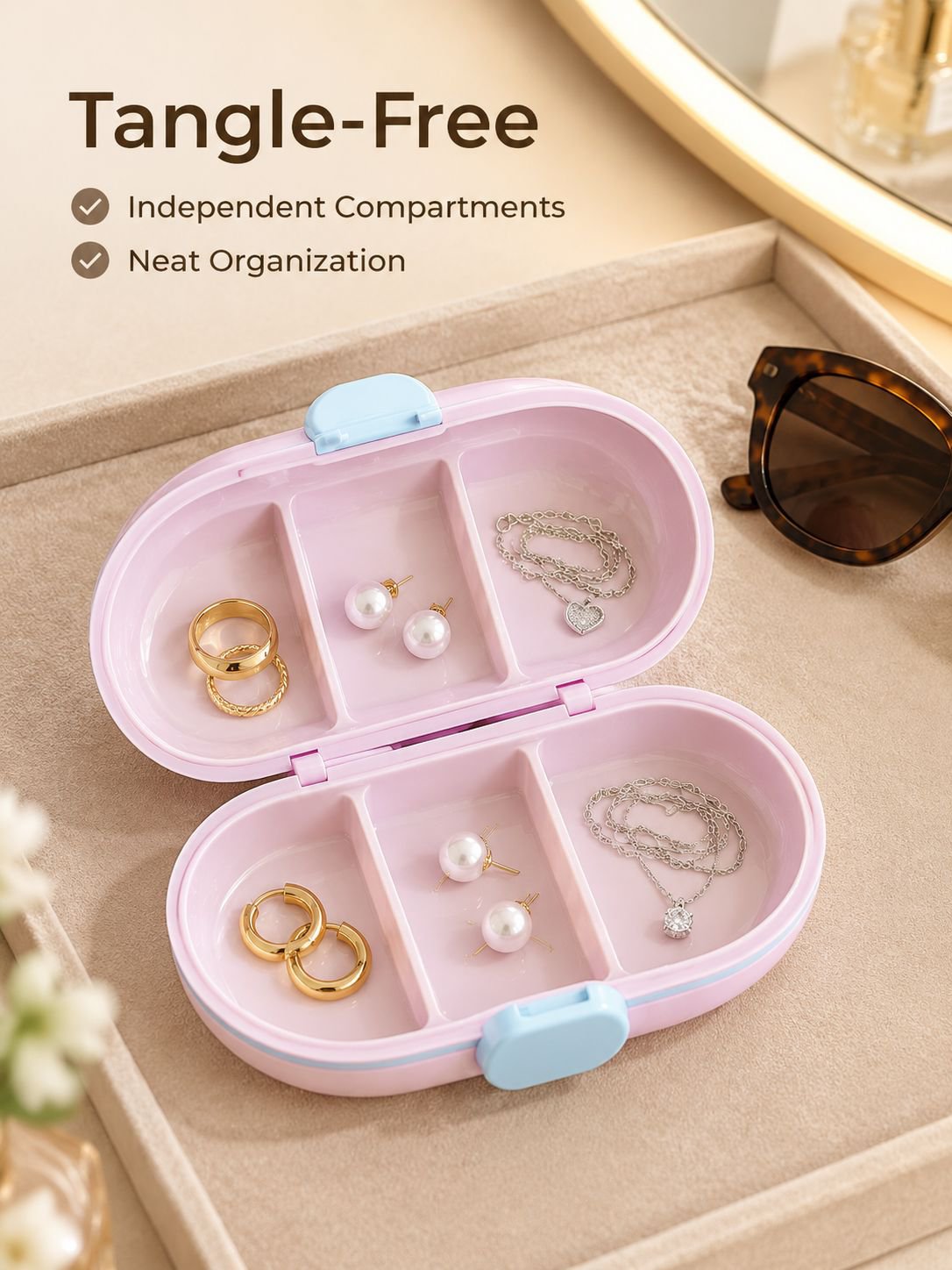 Clip-On Partition Jewelry Organizer