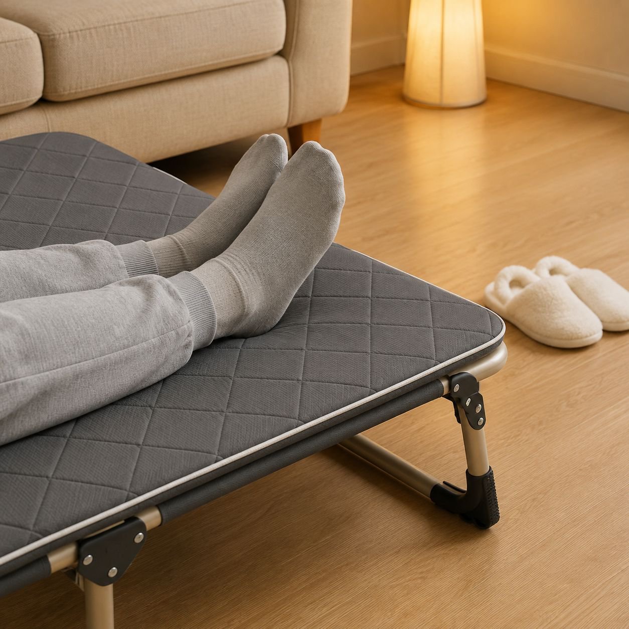 Durable and portable folding sleep mattress
