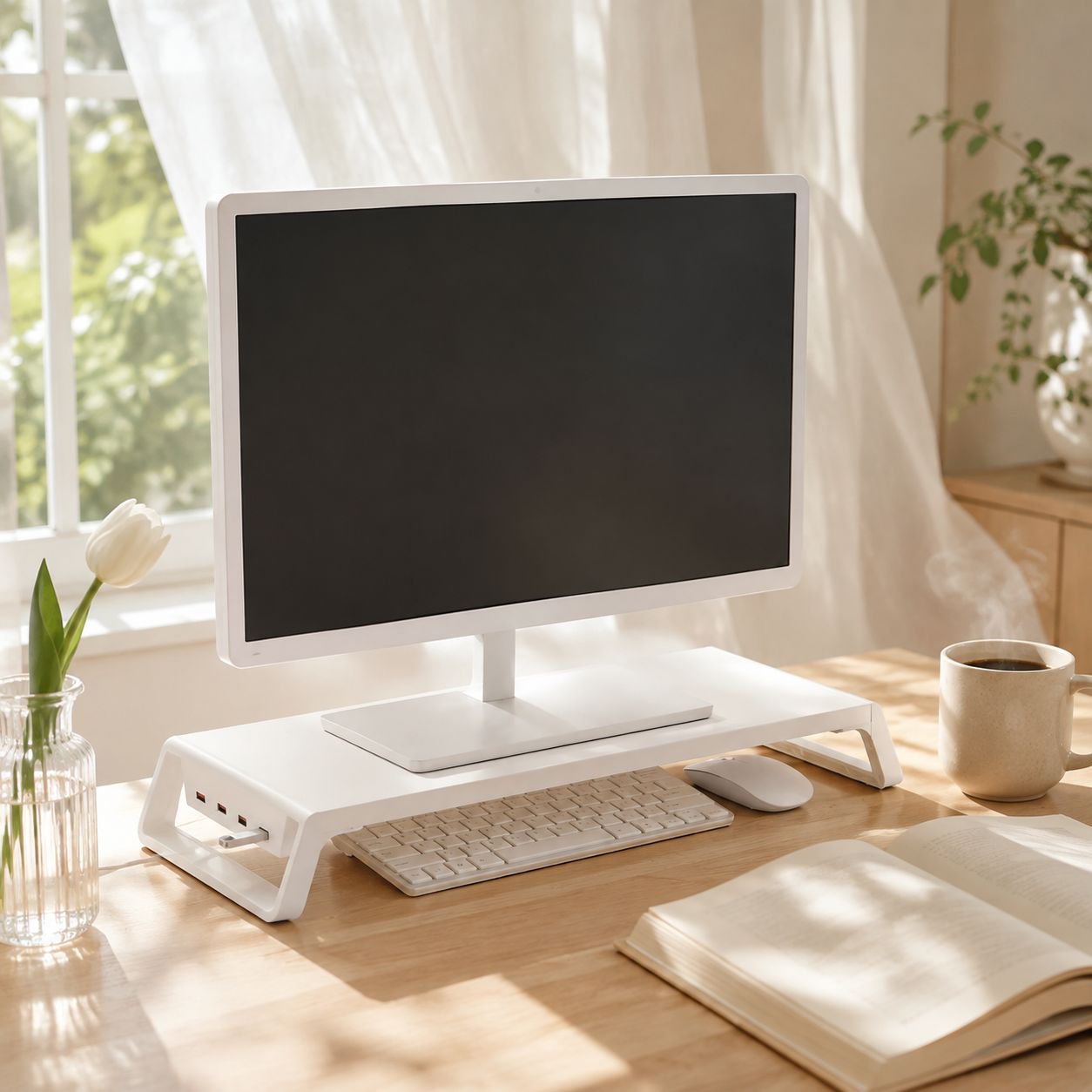 Vielseitige Monitor-Halterung für Büro und Home-Office