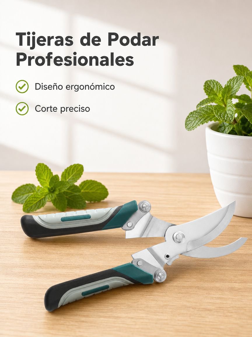 Tijeras de jardinería para árboles frutales y plantas