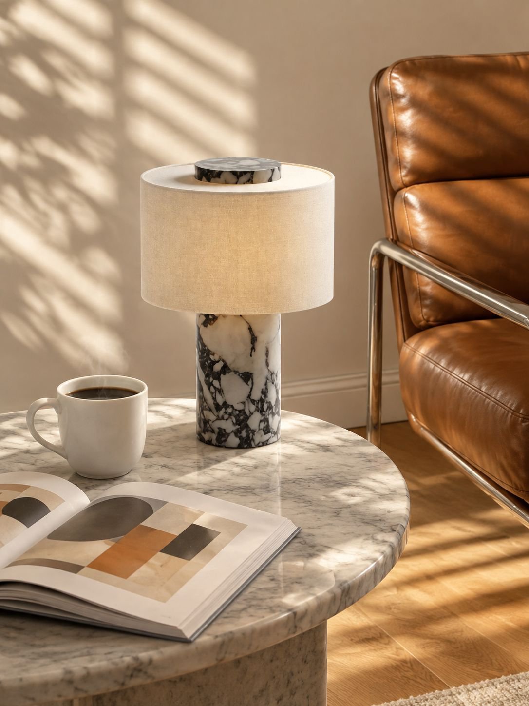 Luxus Marmor Tischlampe – perfekte Ergänzung für jedes Interieur