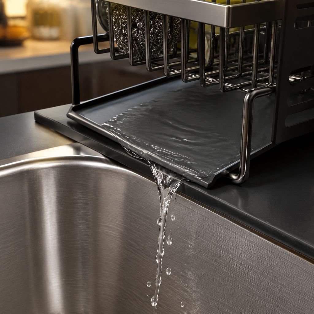 Faucet Hanging Drain Basket Kitchen Sink Rack Sponge Rag Storage Organizer