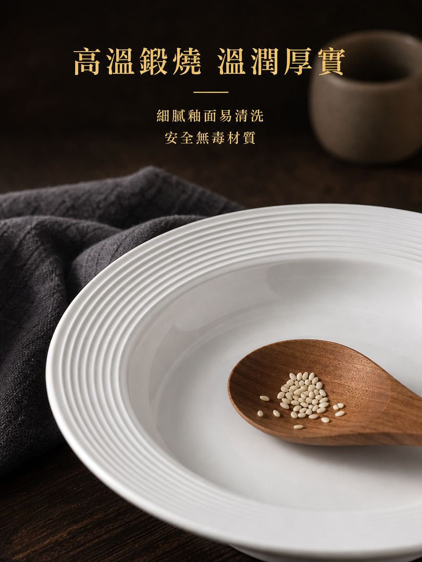 大容量深口陶瓷碗