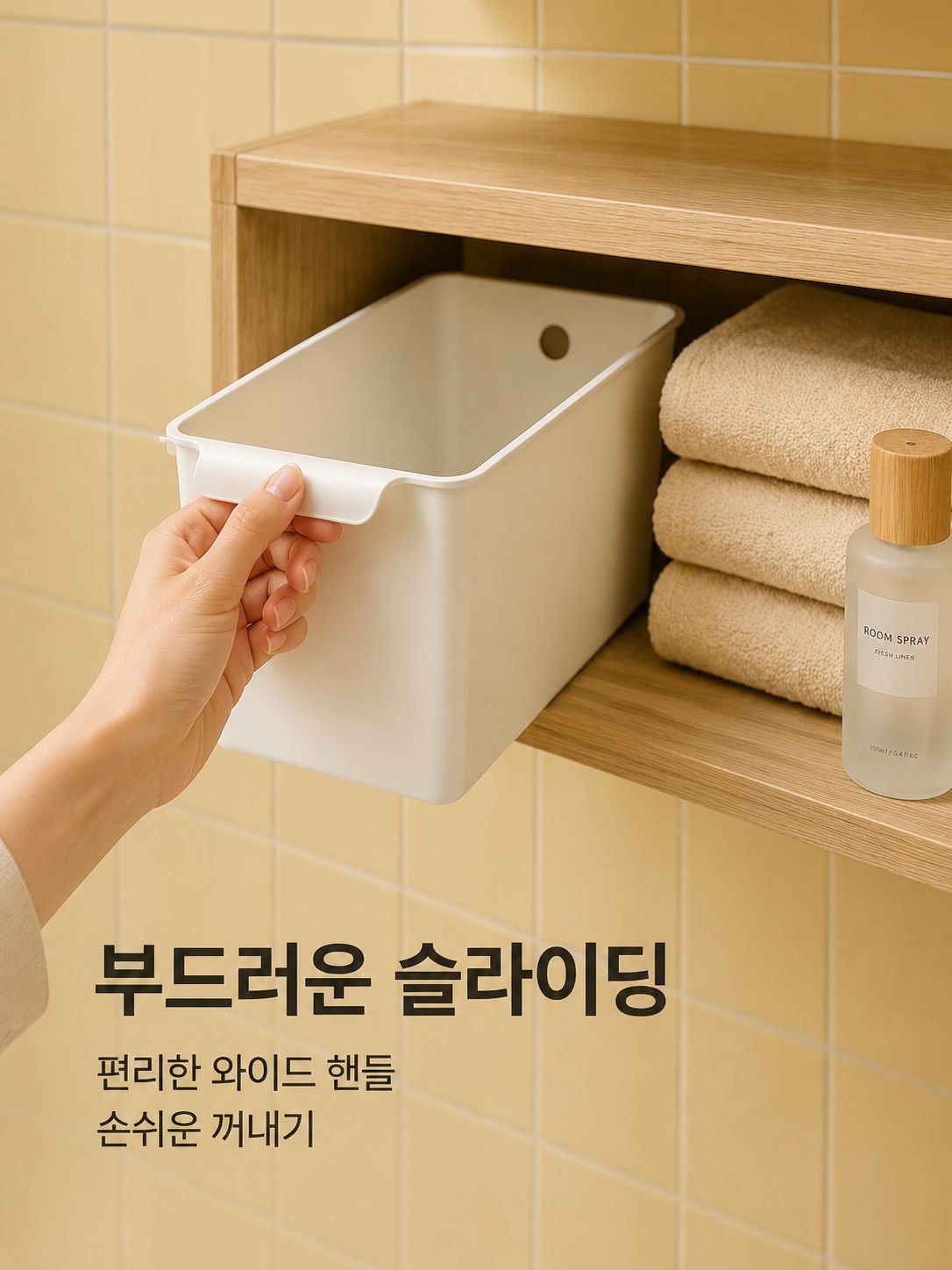 데스크탑 직사각형 수납함