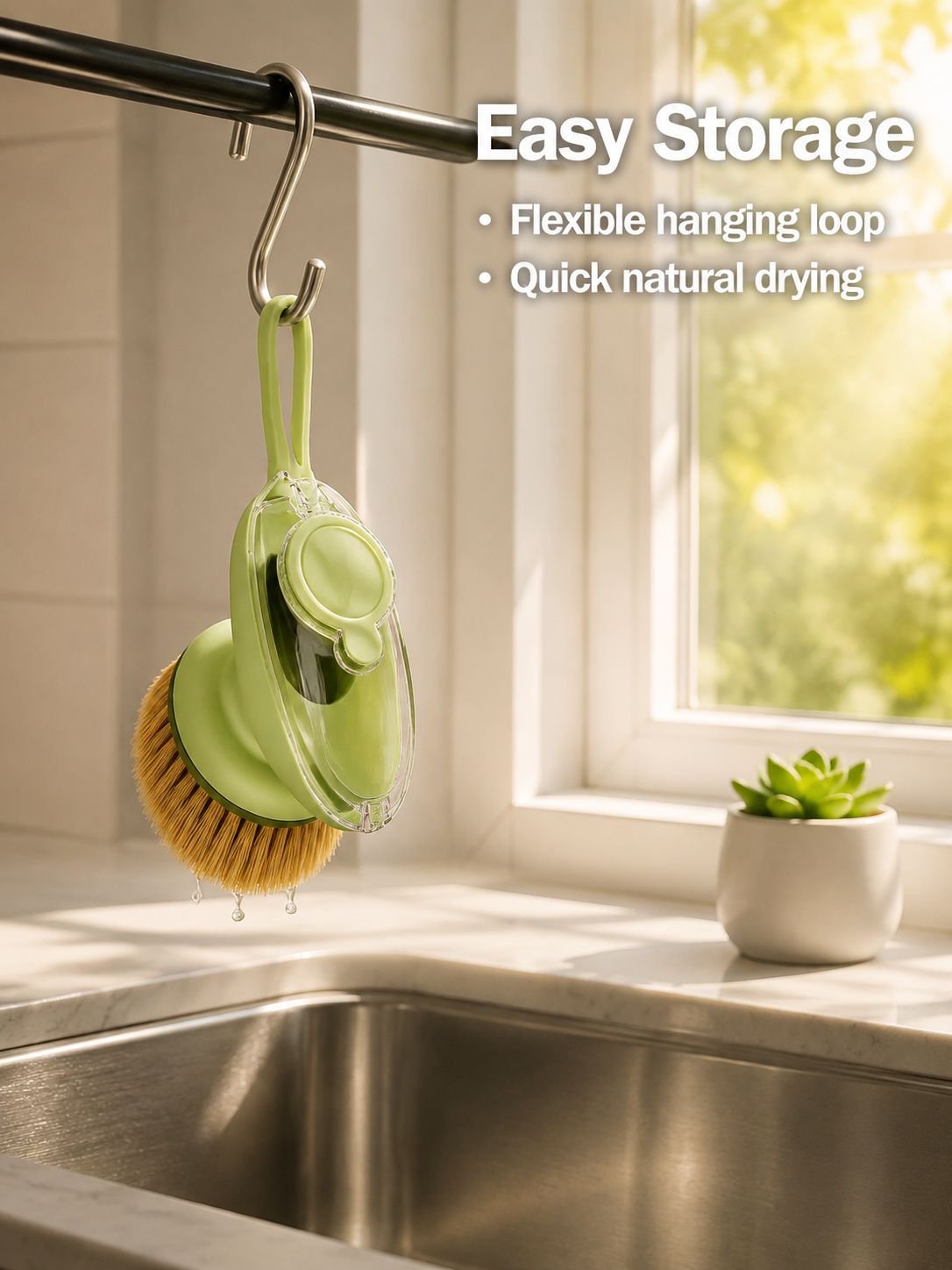 One touch liquid pot brush artifact