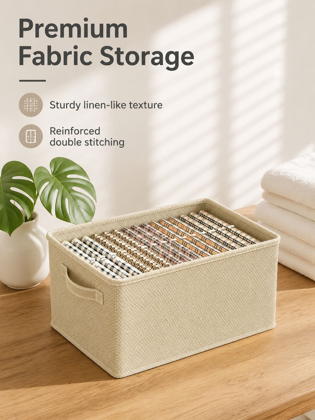 Extra Large Wardrobe Clothes Organizer Storage Box