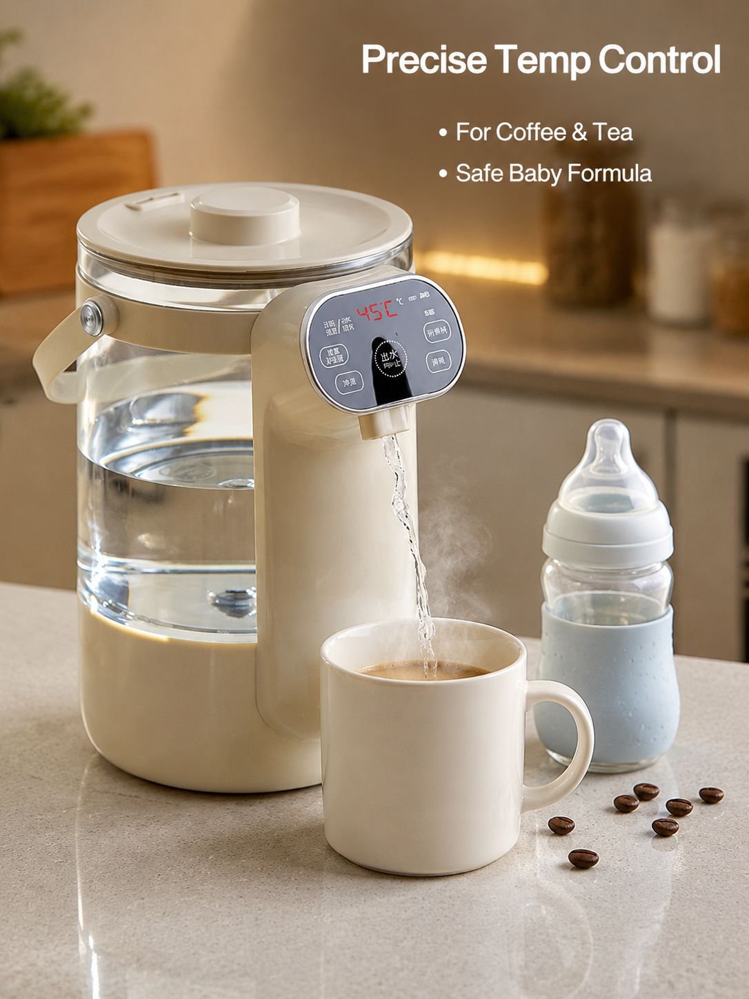 Household Temperature Control Direct-Drinking Electric Kettle