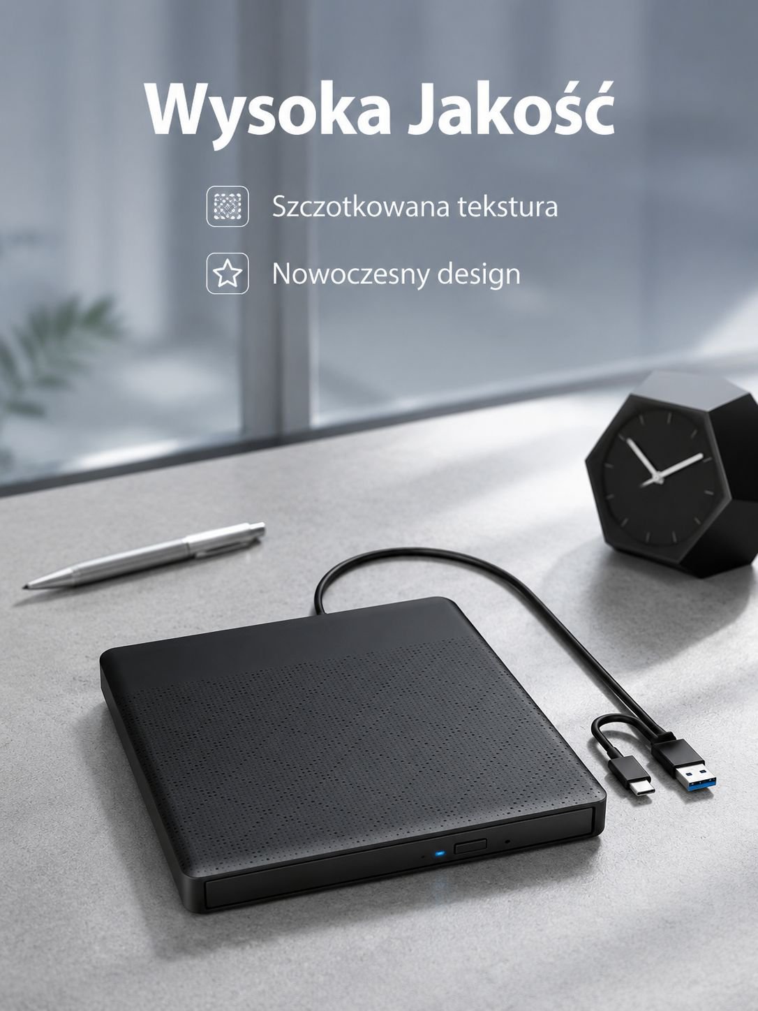 Zewnętrzna nagrywarka CD do komputera stacjonarnego