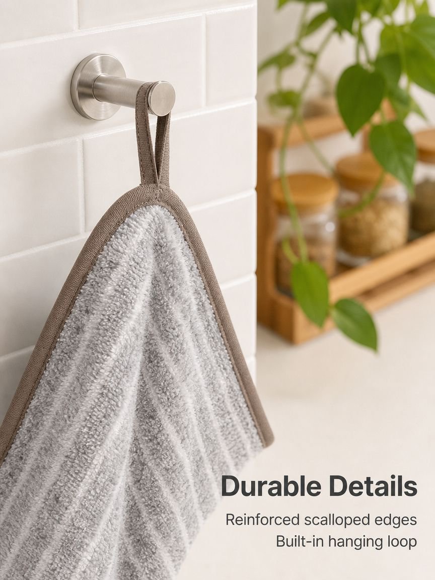 Thickened bamboo charcoal dishcloth
