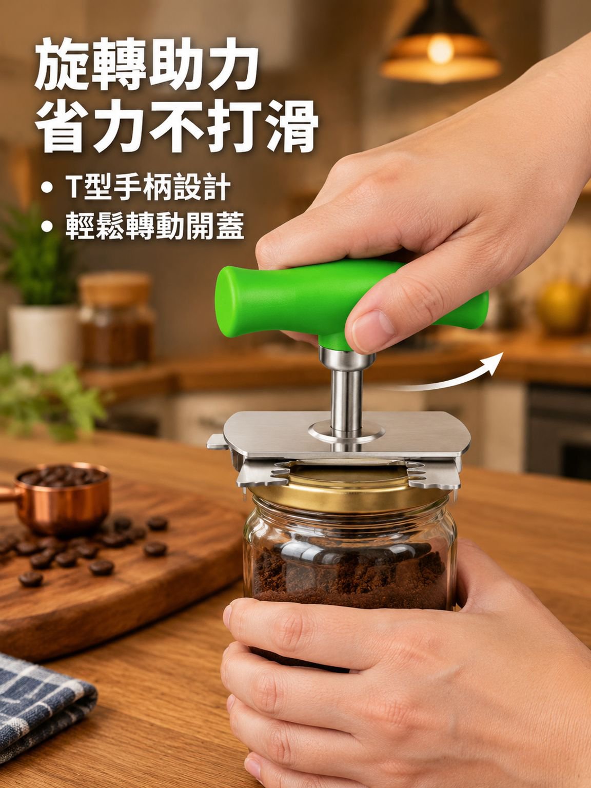 多功能不鏽鋼省力家用廚房開罐器