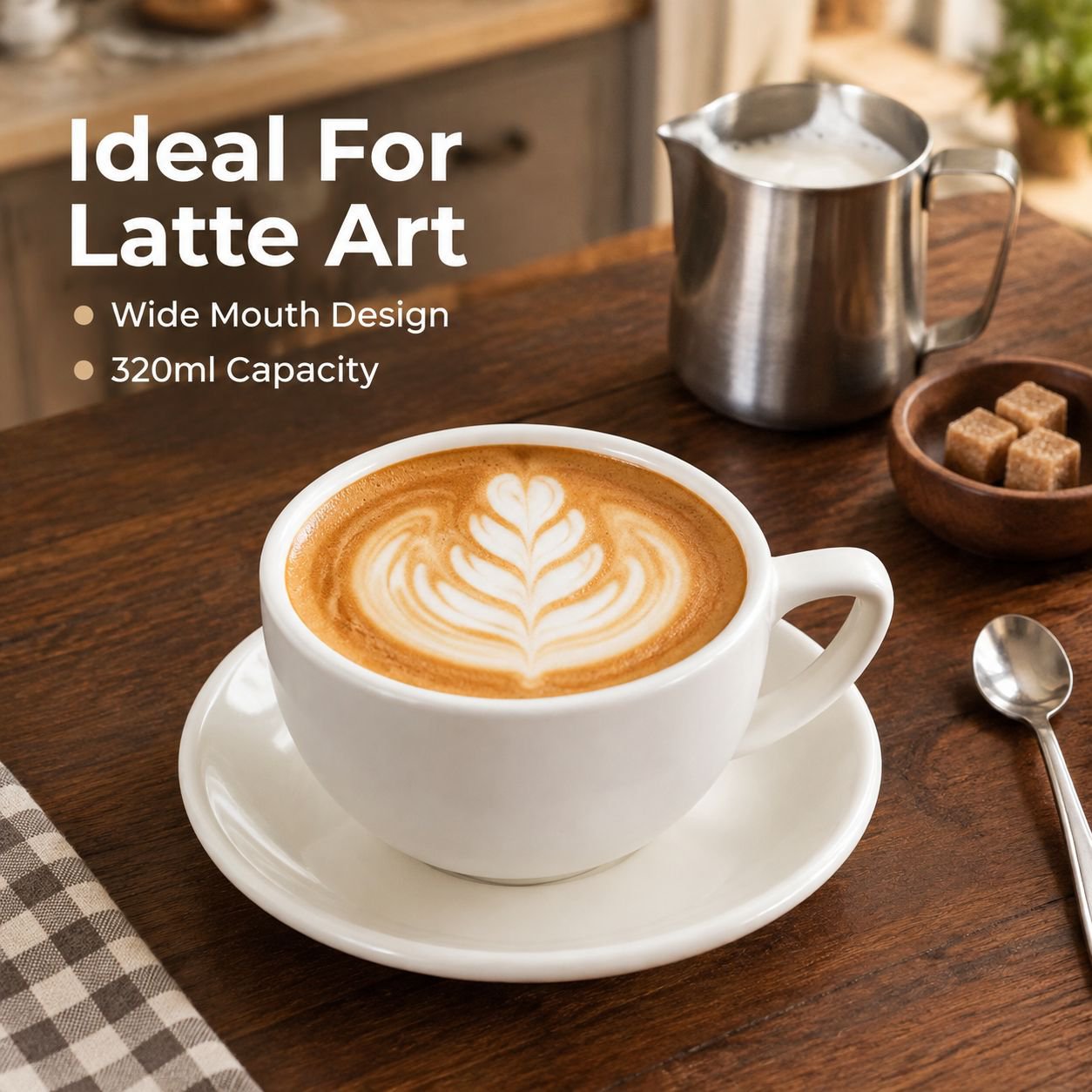 Matte ceramic coffee cup set