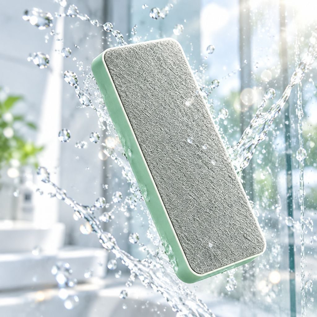 Powerful Water Scale Cleaning Pad - For Bathroom Glass, Mirror, Tile, and Stains