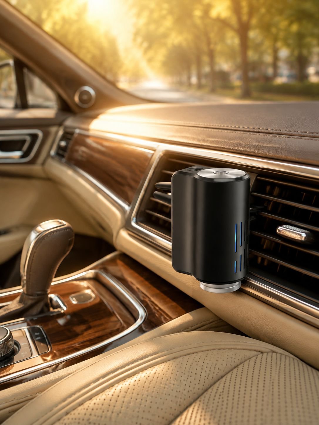Difusor de aroma para coche en el tablero