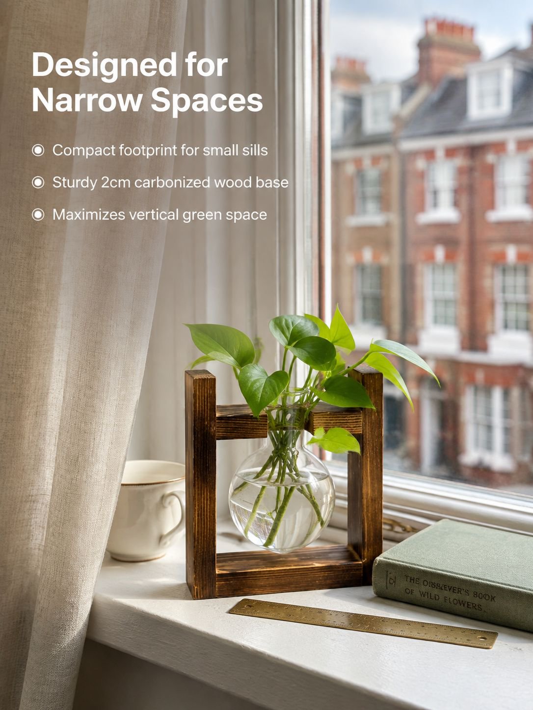 Hydroponic greenery display for home or office