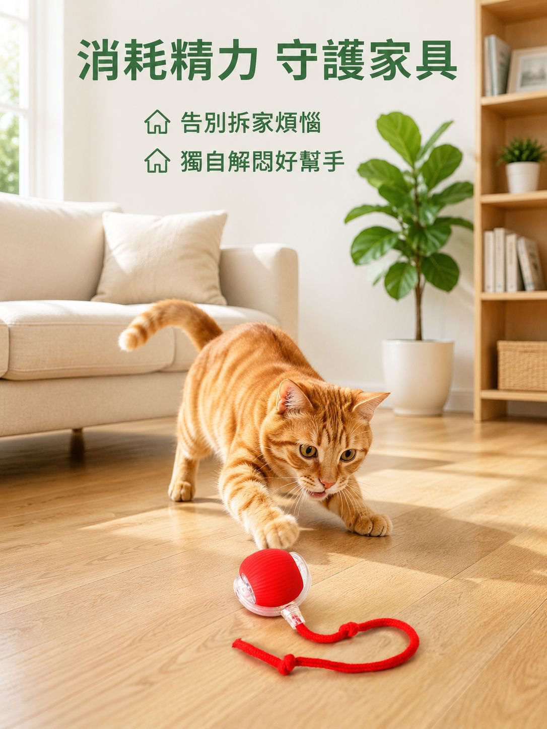 電動貓狗互動玩具球
