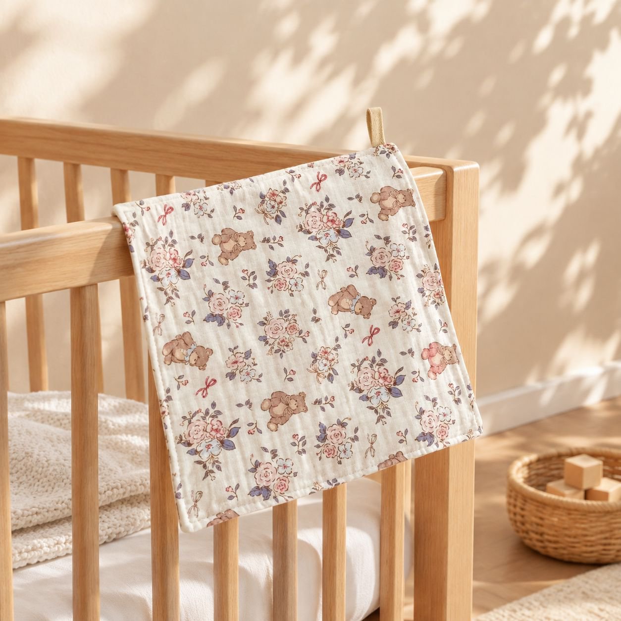 Nordic Fresh Floral Baby Handkerchief