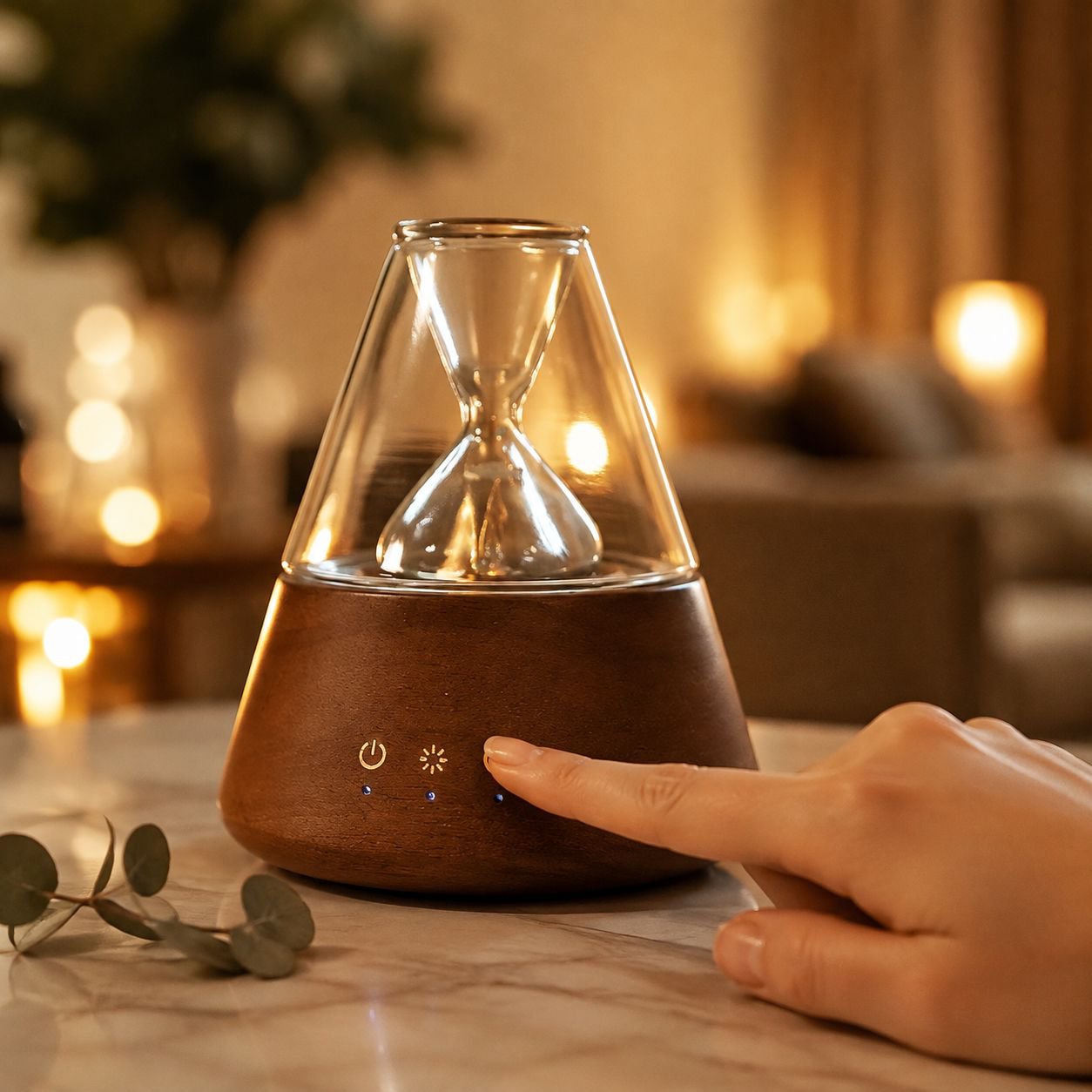 Bedroom Cooling Mist Diffuser, Ultrasonic Essential Oil Atomizer