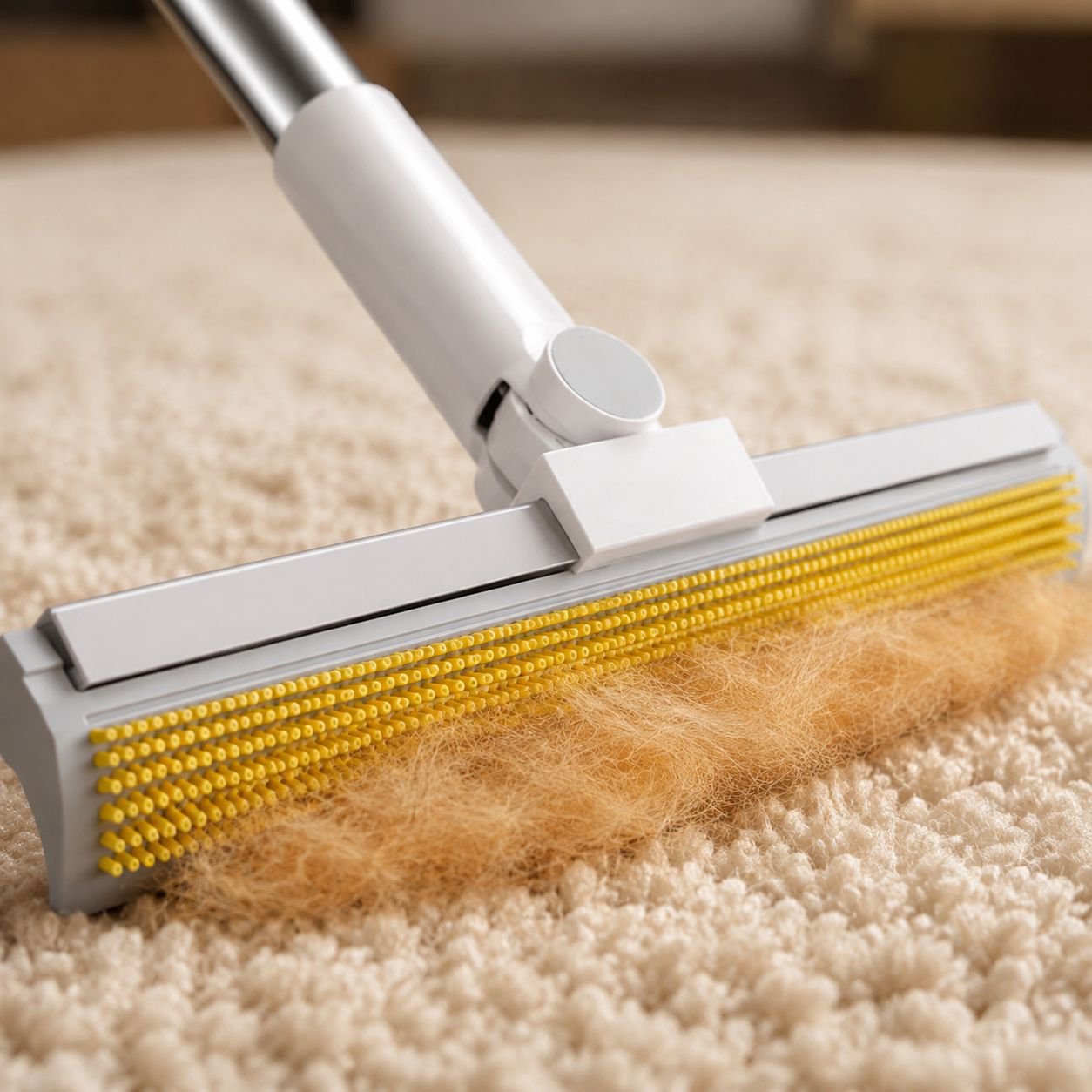 Household cleaning with high-quality broom