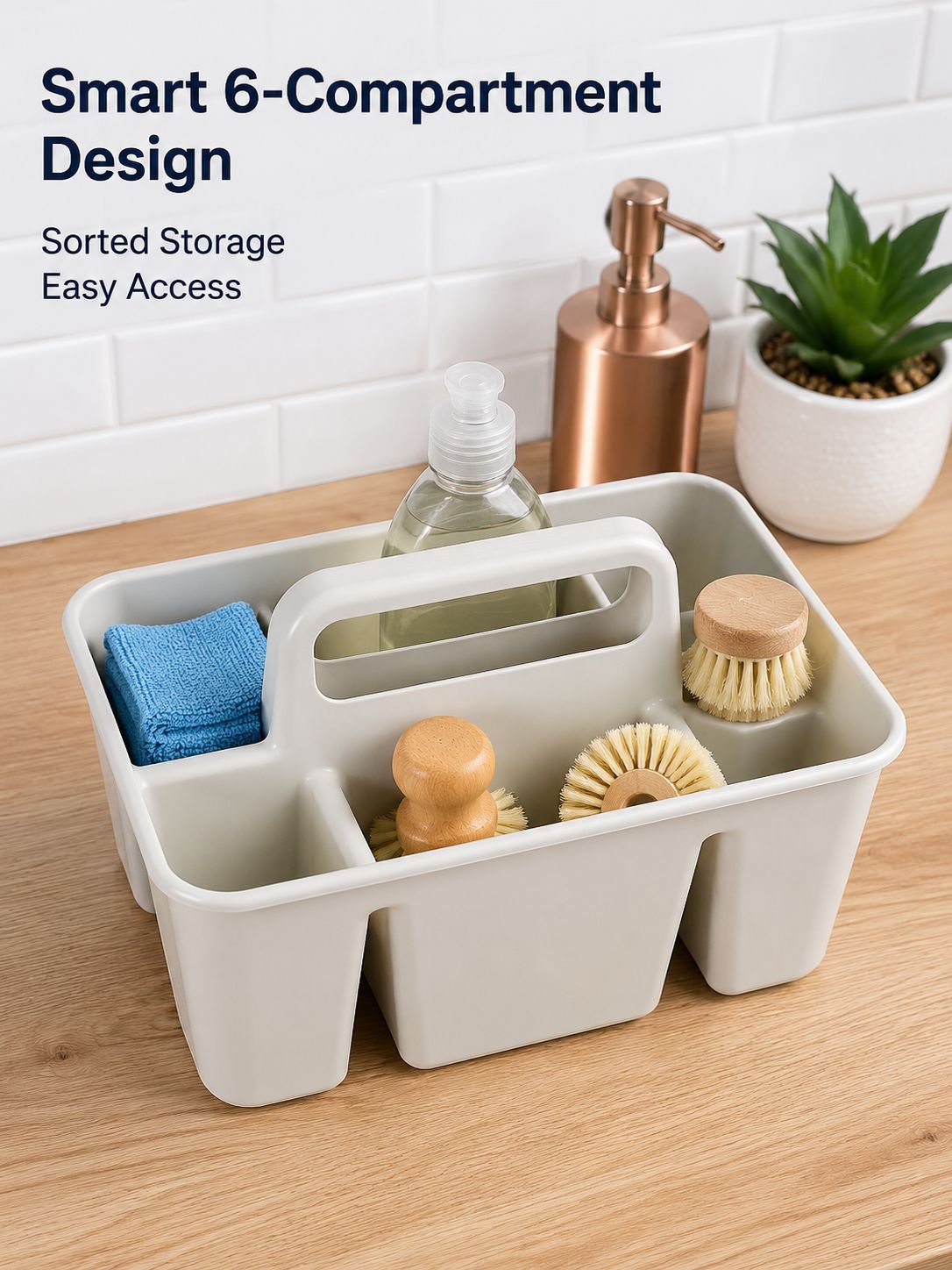 Portable Divided Utility Caddy