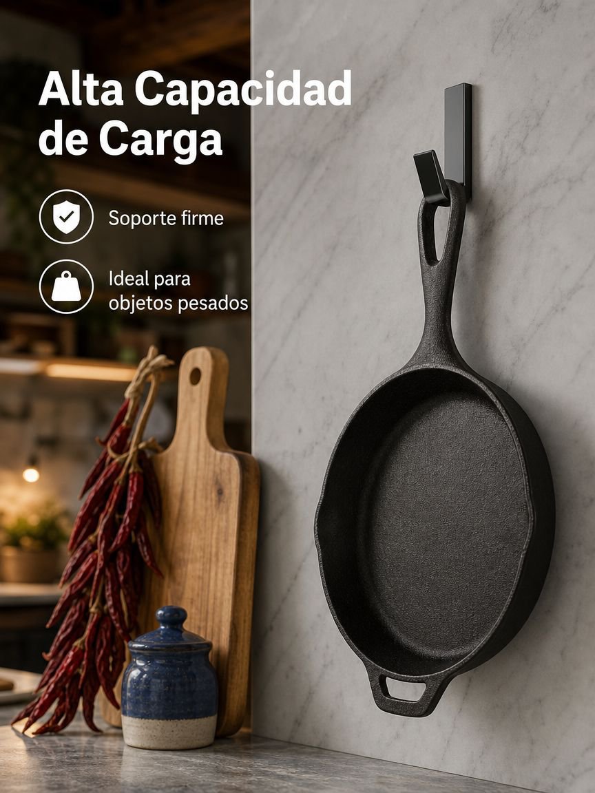 Ganchos adhesivos fuertes para pared sin taladro