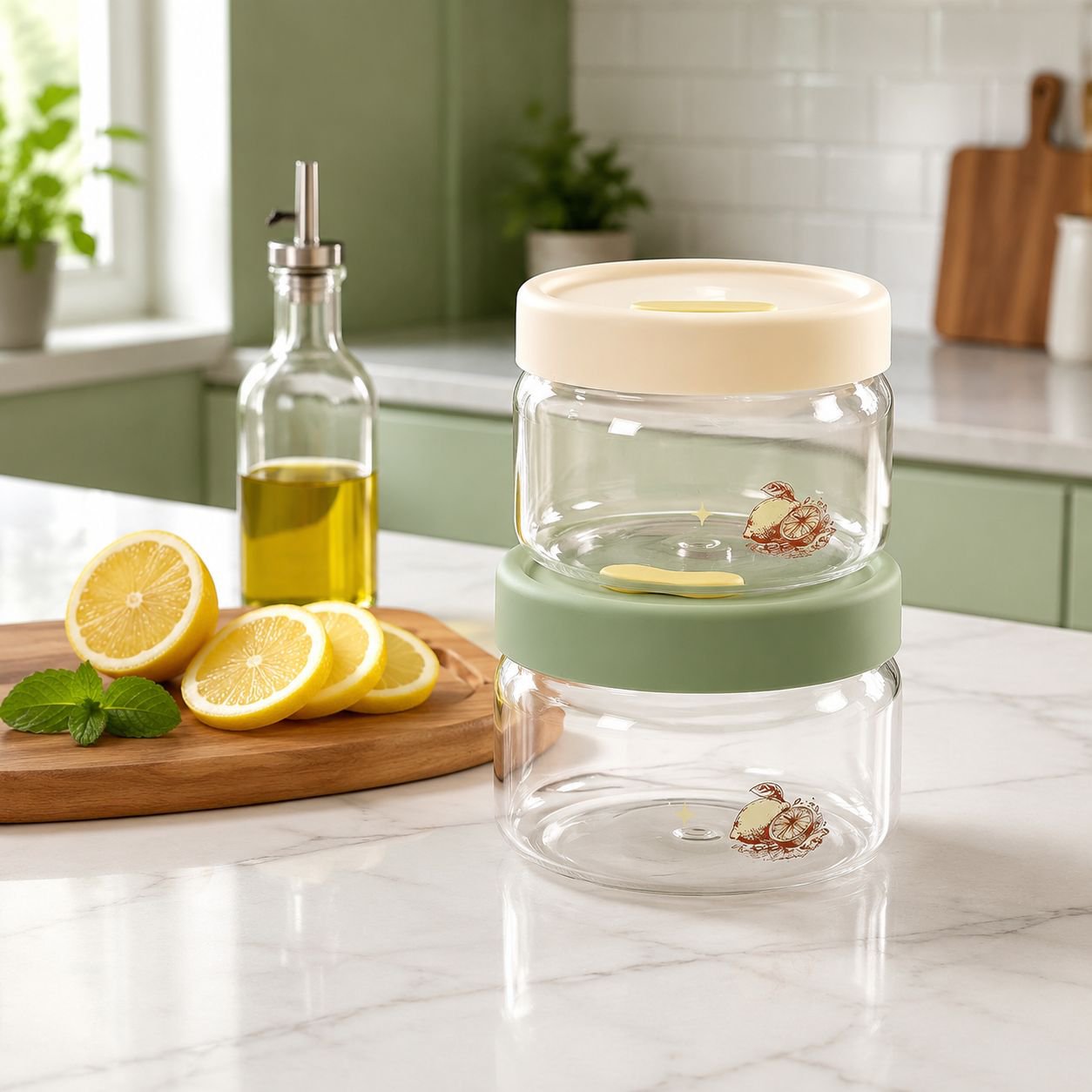 Food Grade Glass Lunch Box, Microwave Safe, Sealed with Lid