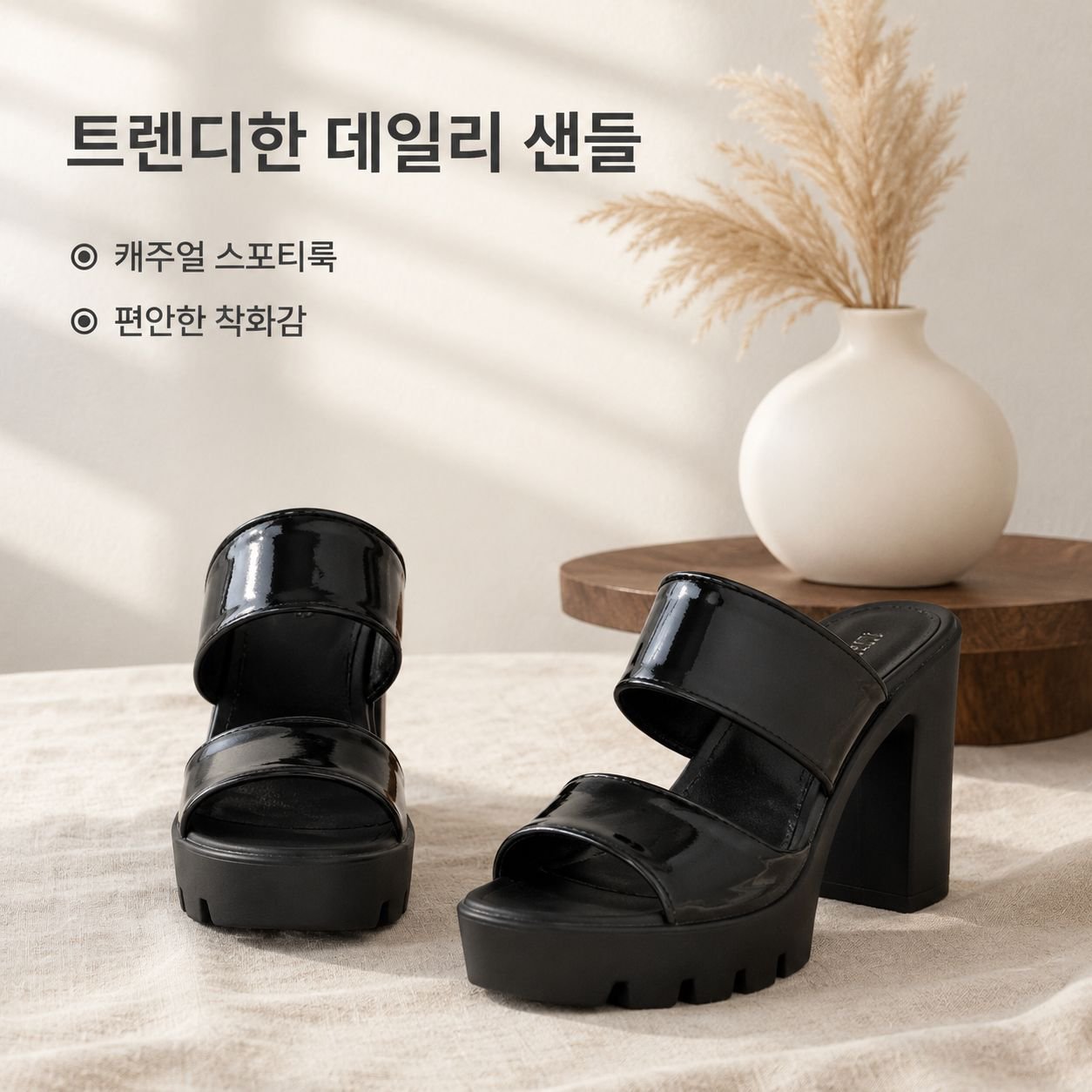 여성용 방수 플랫폼 샌들, 새로운 트렌드를 선도하다