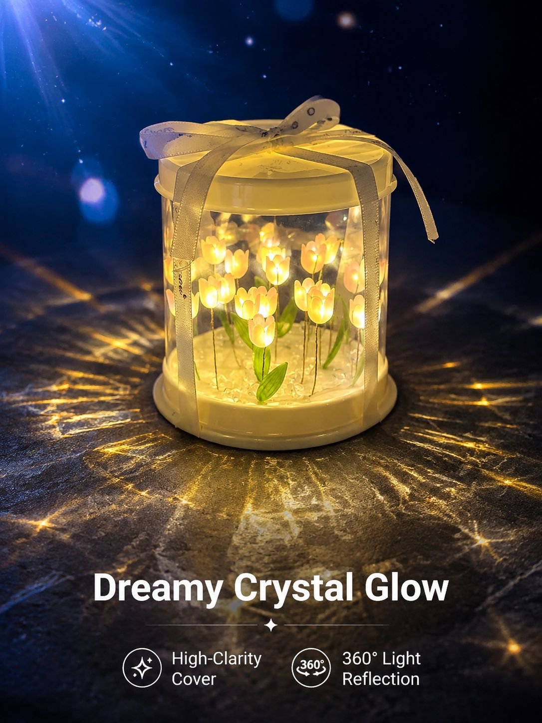 Tulip Motif Night Light