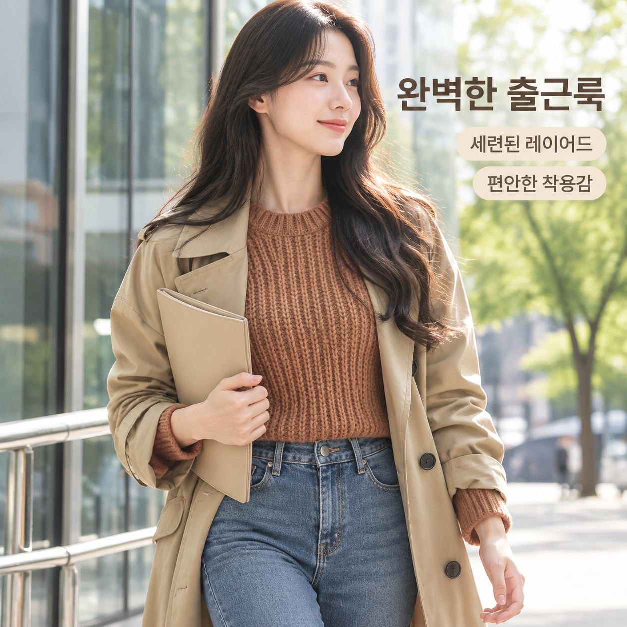 여성용 크루넥 크롭 풀오버 스웨터
