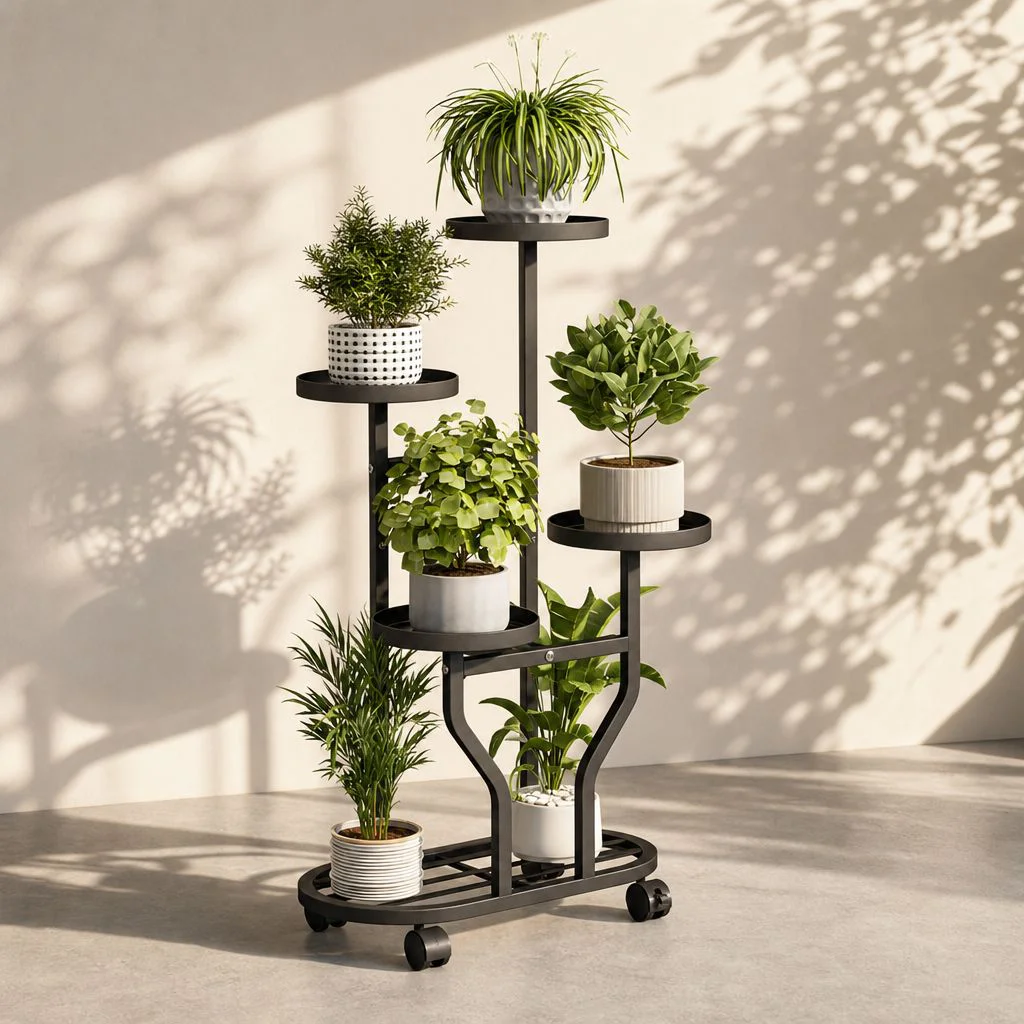 360° 可動式観葉植物スタンド