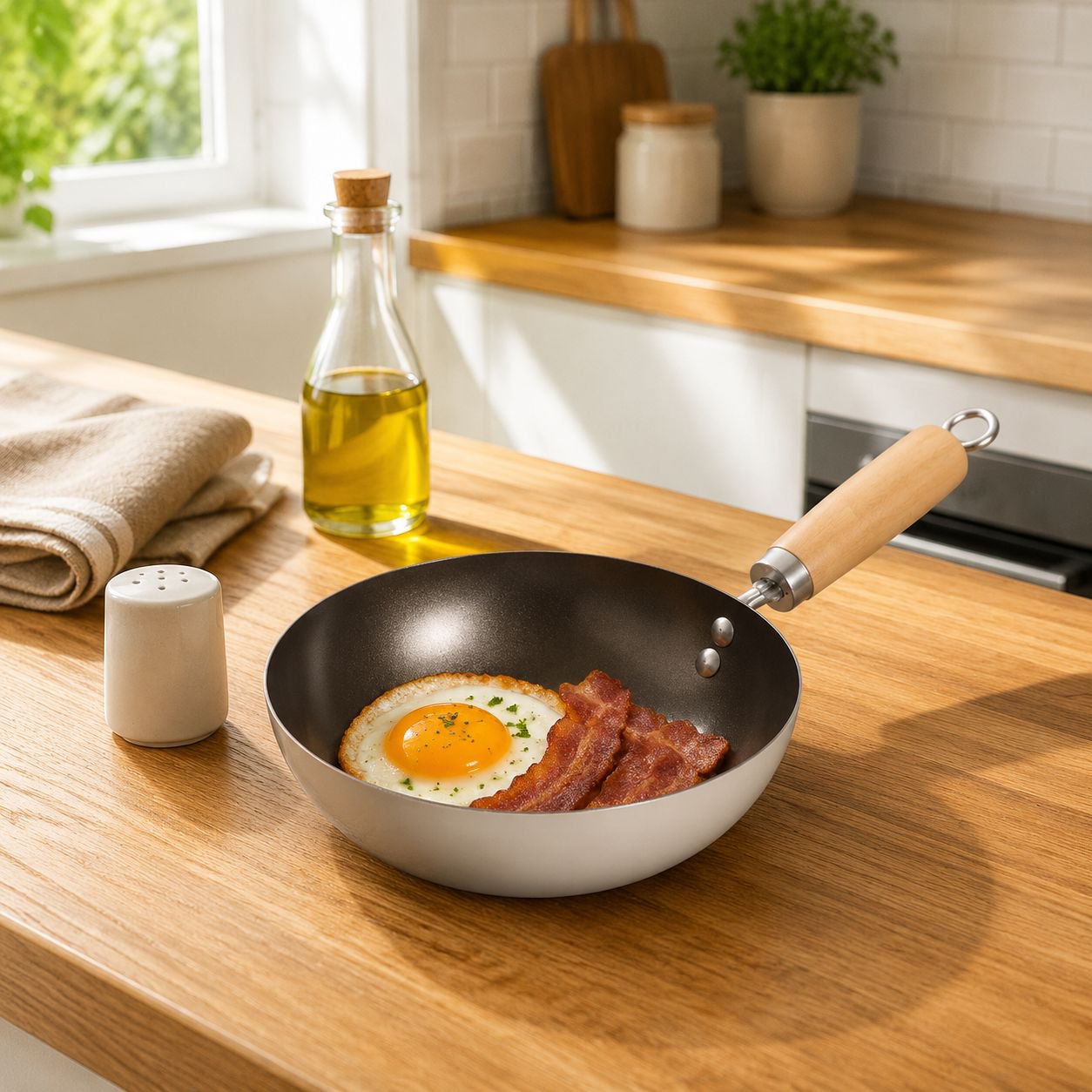 Durable Household Ceramic Non-Coating Nonstick Frying Pan