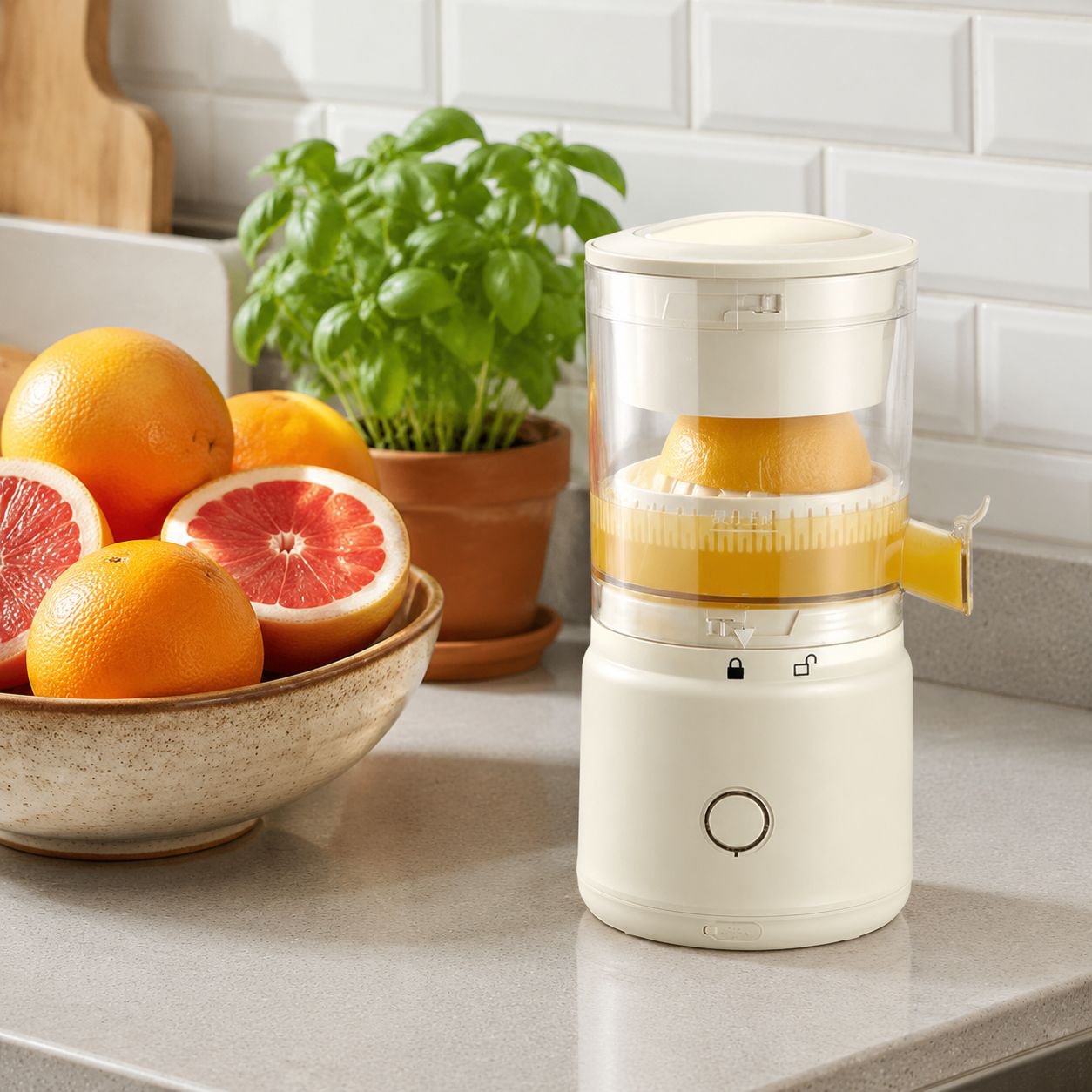 Fresh Juice Made with JMY Multifunctional Juicer Cup