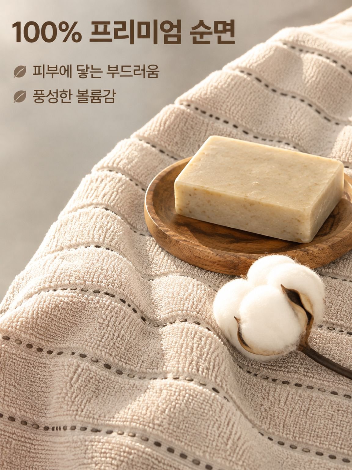 가정용 순면 도톰하고 부드러운 타월