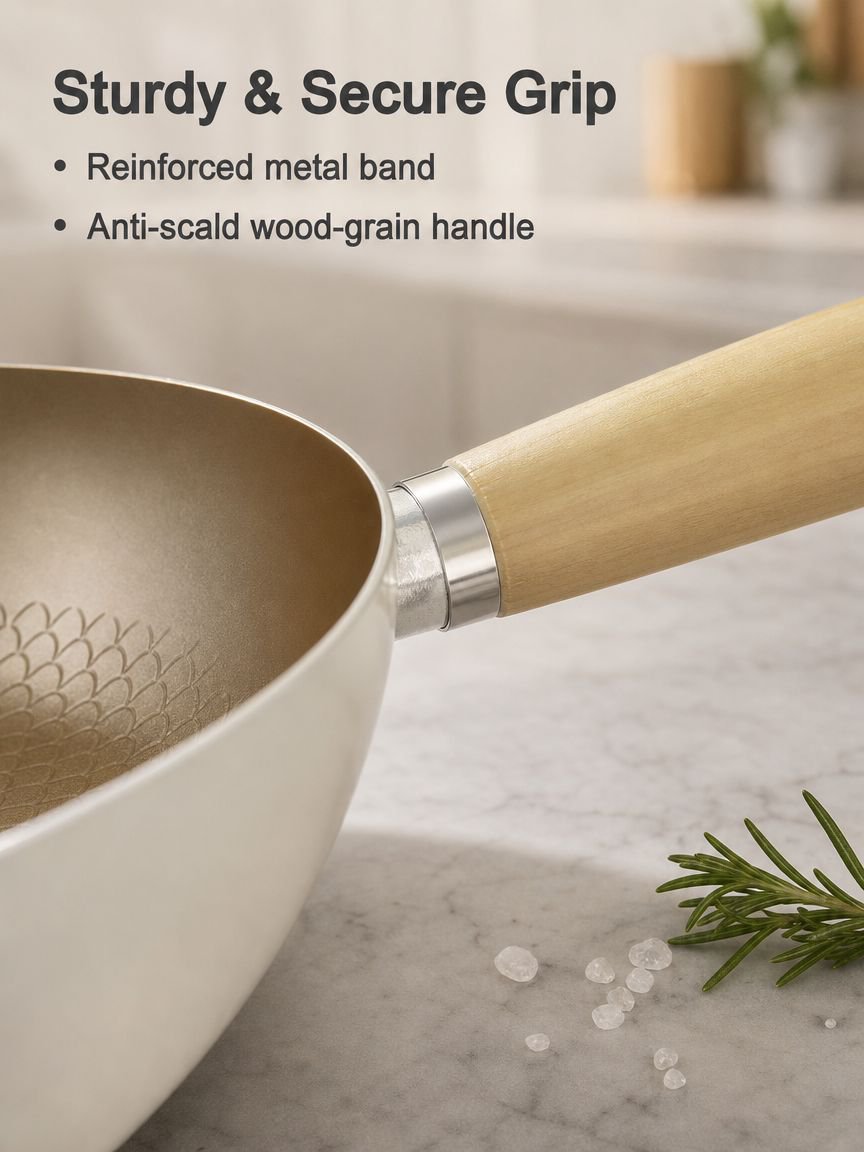 White Ceramic Non-Stick Skillet