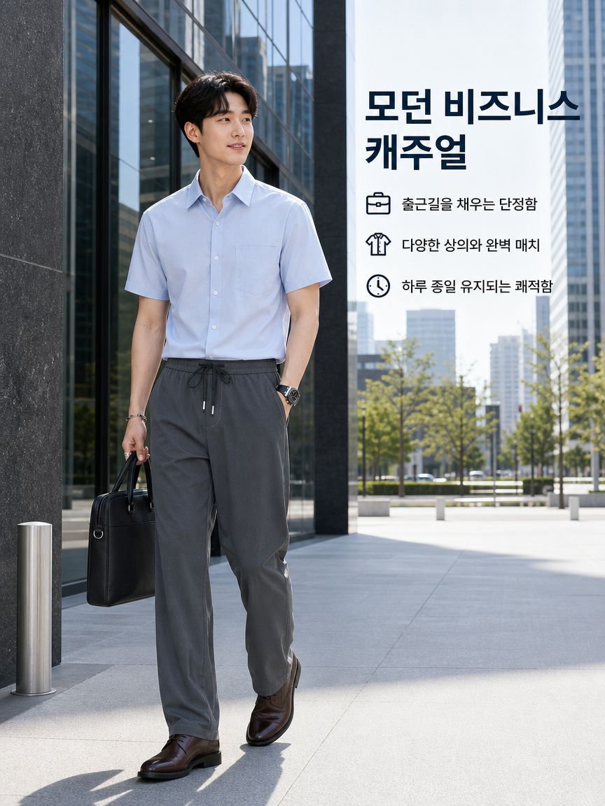 150491  캐주얼 바지 남성 느슨한 스트레이트 와이드 레그 팬츠 아이스 실크 여름 얇은