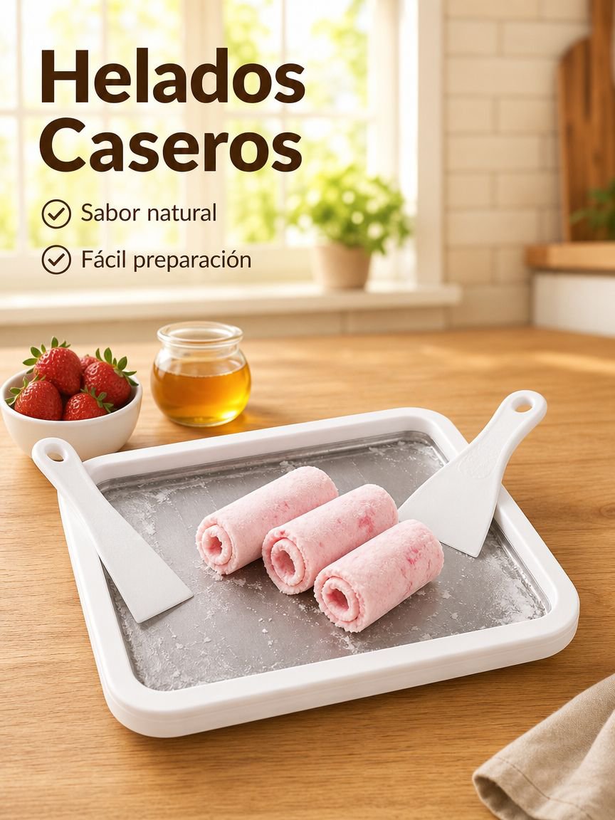 Máquina portátil pequeña para helado frito