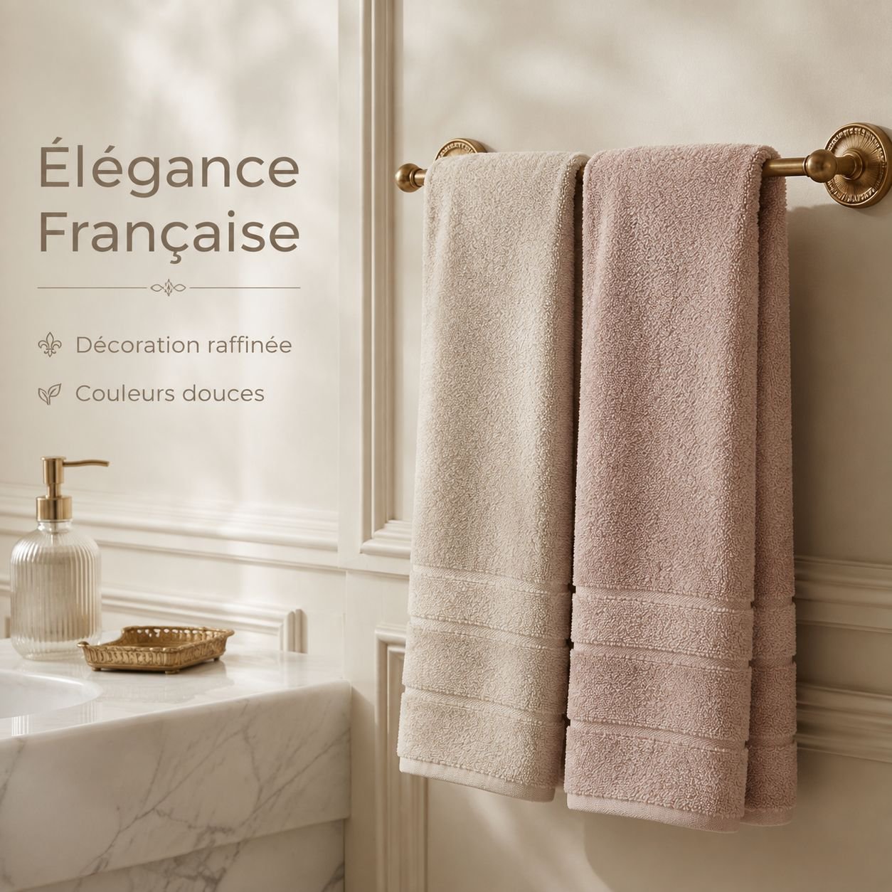 Serviette de visage en coton catégorie A