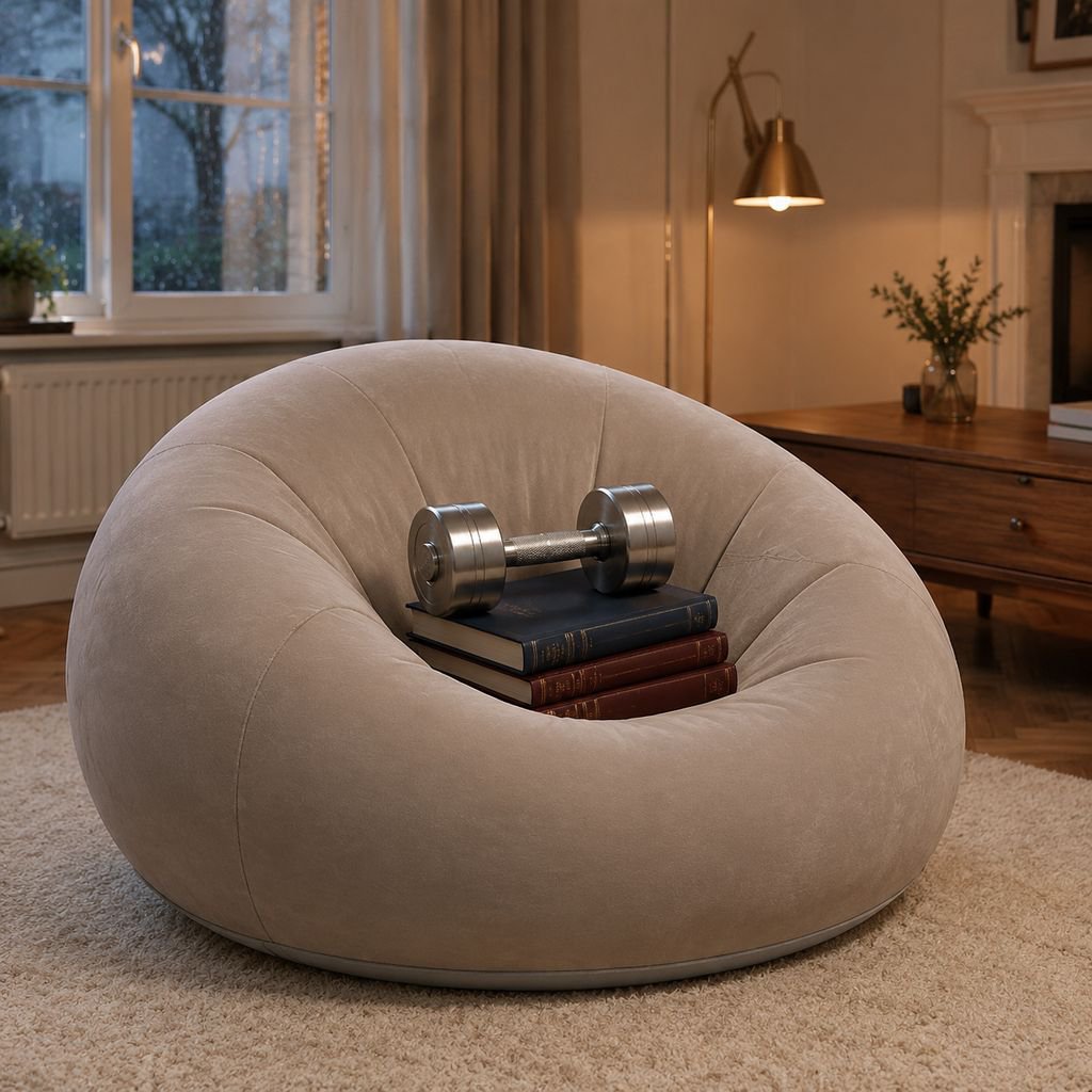 Foldable Soccer Lazy Inflatable Recliner Portable Spherical Sofa