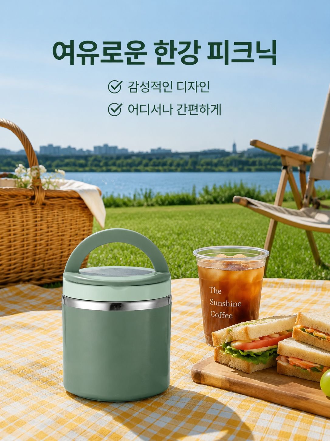 둥근 도시락통